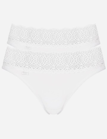 Set chiloti 2 perechi Sloggi by Triumph, alb