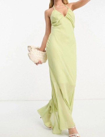Rochie lunga ASOS, verde