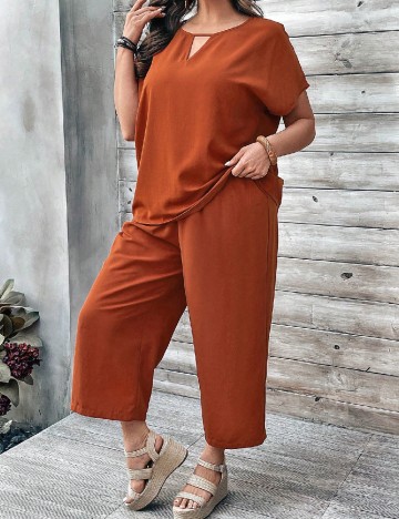 Compleu Emery Rose Curve, caramiziu