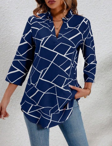 Camasa SHEIN, albastru