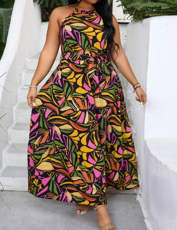 Rochie lunga SHEIN CURVE, mix culori