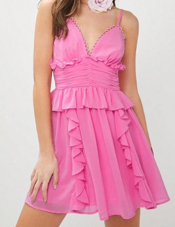 Rochie scurta SHEIN, roz