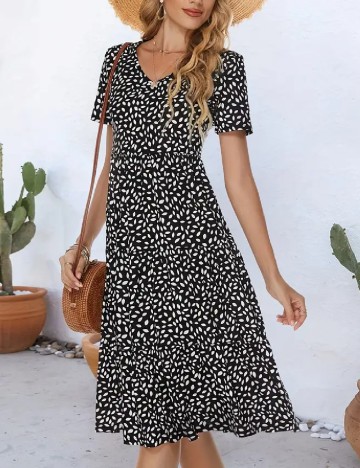 Rochie medie SHEIN, negru