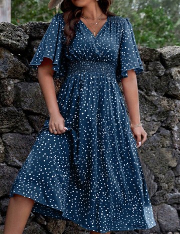 Rochie medie SHEIN, albastru