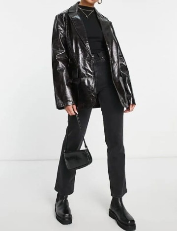 Jacheta ASOS, maro inchis