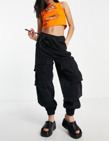 Pantaloni Signature 8, negru