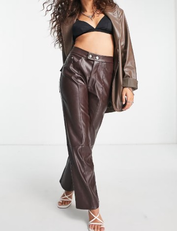 Pantaloni 4TH&Reckless, maro