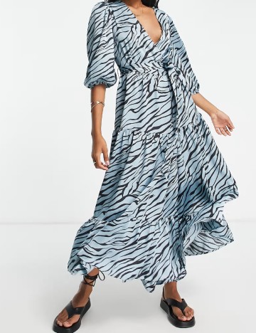 Rochie medie Glamorous, albastru