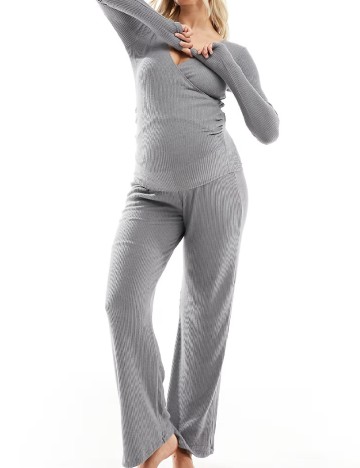 Pijama Hunkemöller Maternity, gri