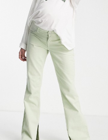 Pantaloni Asos Maternity, verde