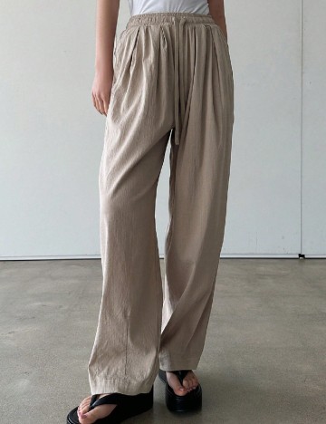 Pantaloni Dazy, crem