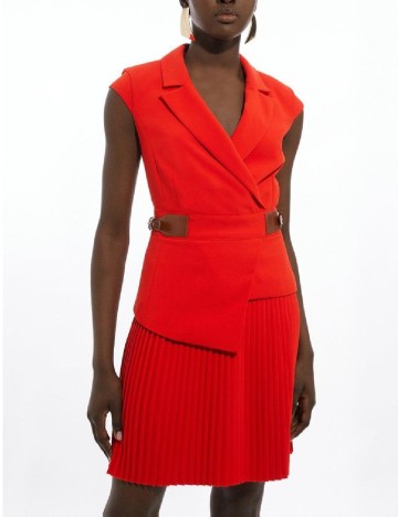 Rochie scurta Karen Millen, rosu