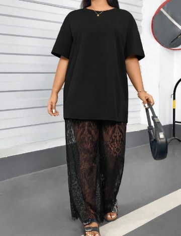 Compleu SHEIN CURVE, negru