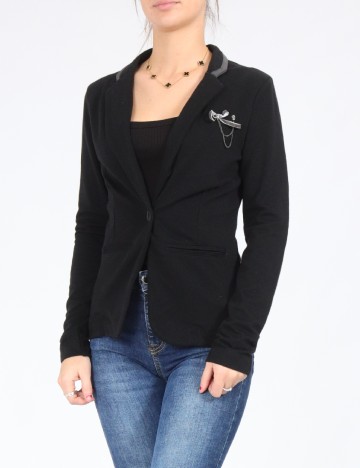 Sacou Bershka, negru