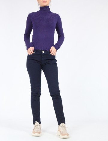 Pantaloni Zra, bleumarin