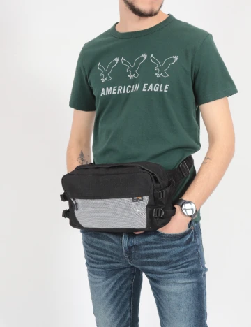 Borseta American Eagle, negru Negru