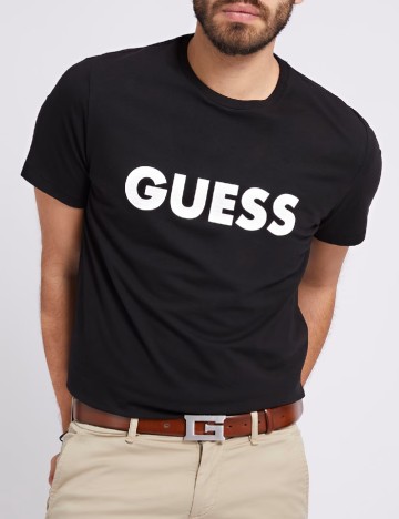 
						Tricou Guess, negru