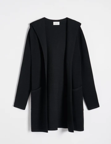 Cardigan Reserved, negru, S/M Negru