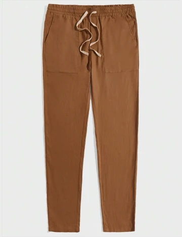 Pantaloni SHEIN, maro Maro