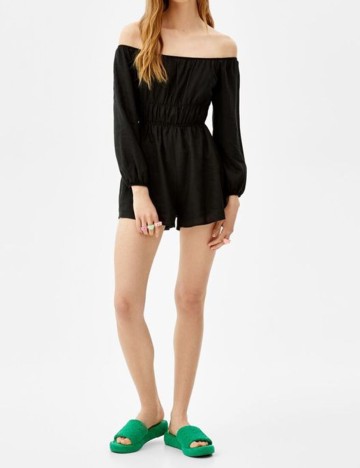 
						Salopeta Bershka, negru, L