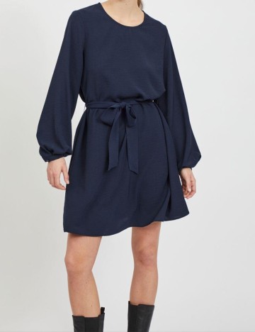 Rochie scurta Vila, bleumarin, 40