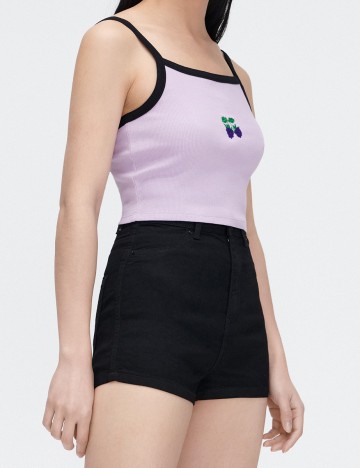 Pantaloni Scurti CROPP, negru, 34