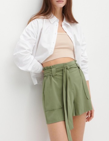 Pantaloni Scurti Reserved, verde, 44