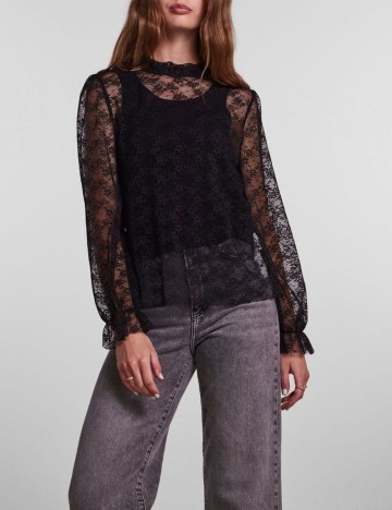 Bluza Pieces, negru, M