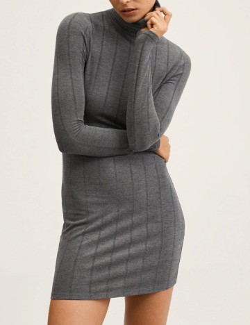 Rochie scurta Mango, gri