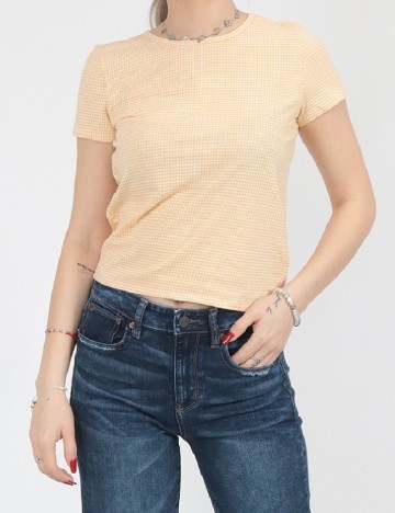 Tricou American Eagle, galben