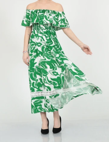 Rochie lunga SHEIN, verde Verde