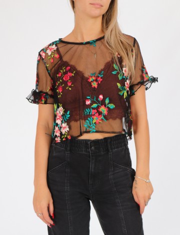 Top SHEIN, negru