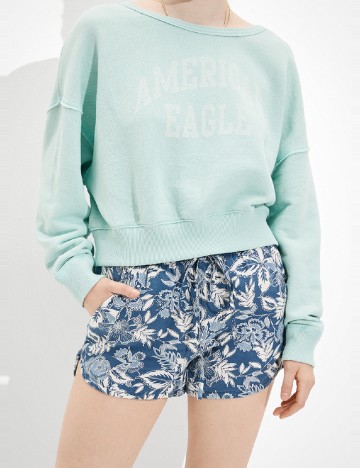 Pantaloni scurti American Eagle, albastru