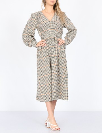 Rochie medie Object, mix culori