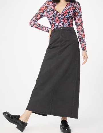 Fusta Weekday, negru