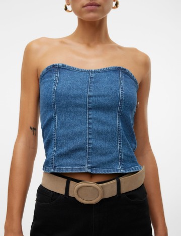 Top Vero Moda, albastru