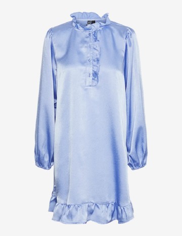 Rochie scurta Pieces, albastru