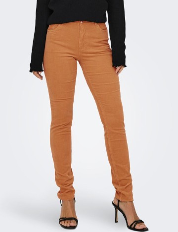 Pantaloni Only, portocaliu