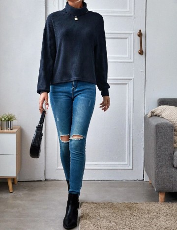 Bluza SHEIN, bleumarin