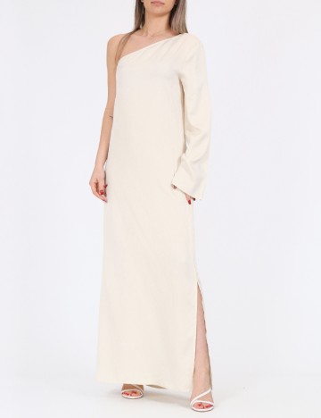 Rochie lunga Vila, crem