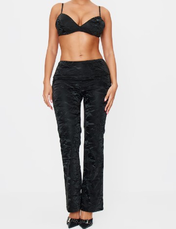 Pantaloni PrettyLittleThing, negru