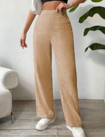 Pantaloni SHEIN, maro