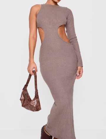 Rochie lunga PrettyLittleThing, gri