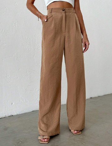 Pantaloni SHEIN, maro