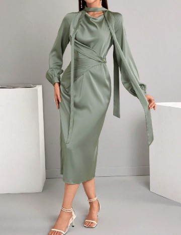 Rochie medie SHEIN, verde