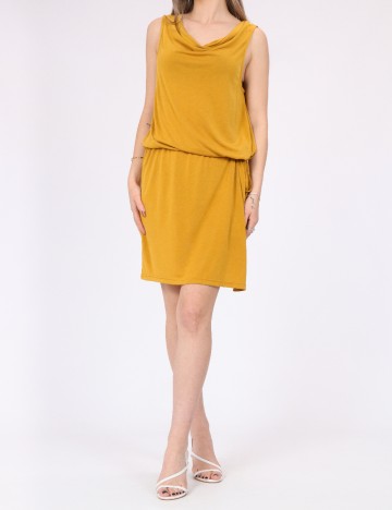 Rochie medie Vero Moda, galben