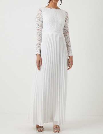 Rochie lunga Coast, alb