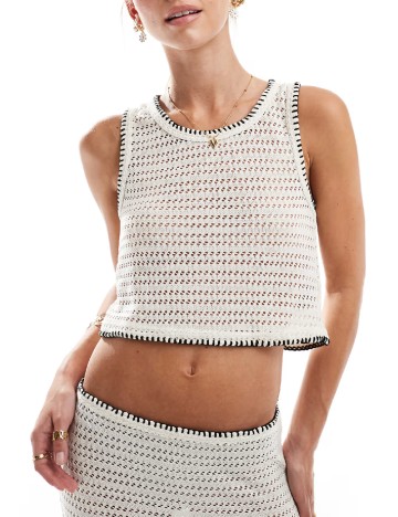 Top Something New, ecru