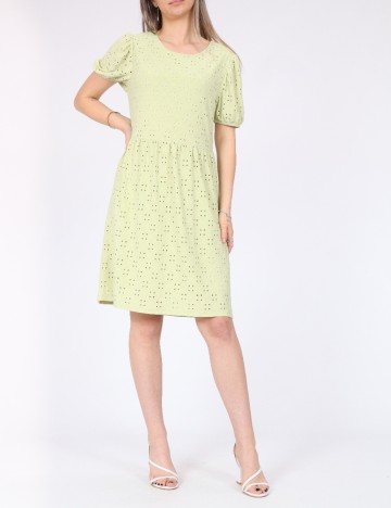 Rochie scurta Pieces, verde