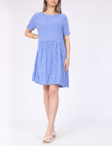 Rochie scurta Pieces, albastru